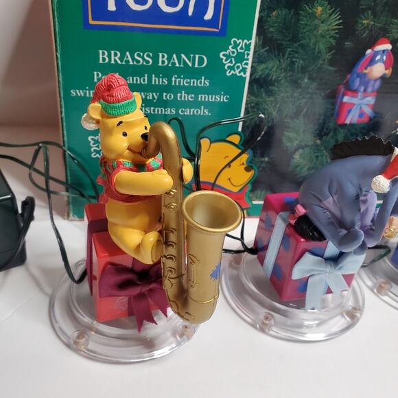 Vintage Pooh Brass Band in Flawed Condition  - See all Photos - Picture 2 of 11